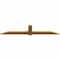 Ekena Millwork Eugene Rough Sawn Timber Gable Bracket, Western Red Cedar, 96"W x 20"H x 2"D x 6"F, 5/12 Pitch GBW096X20X0206EUG00RWR - alternate 4